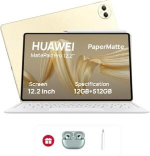 [The New User Exclusive Benefit ] HUAWEI MatePad Pro 12.2" PaperMatte Tablet, 2.8K Tandem OLED 144 Hz FullView Display, Large battery, Super Charge, Wifi, 12GB+512GB, HUAWEI...